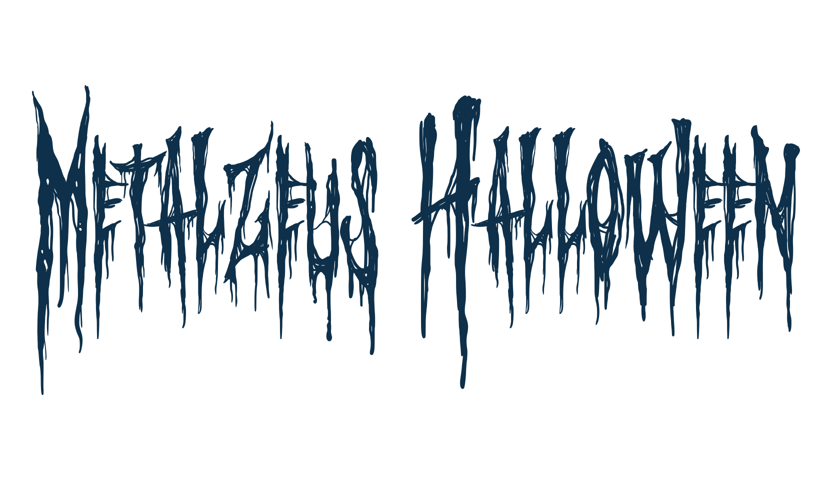 Metalzeus Halloween, holiday halloween fancy decorative horror font preview