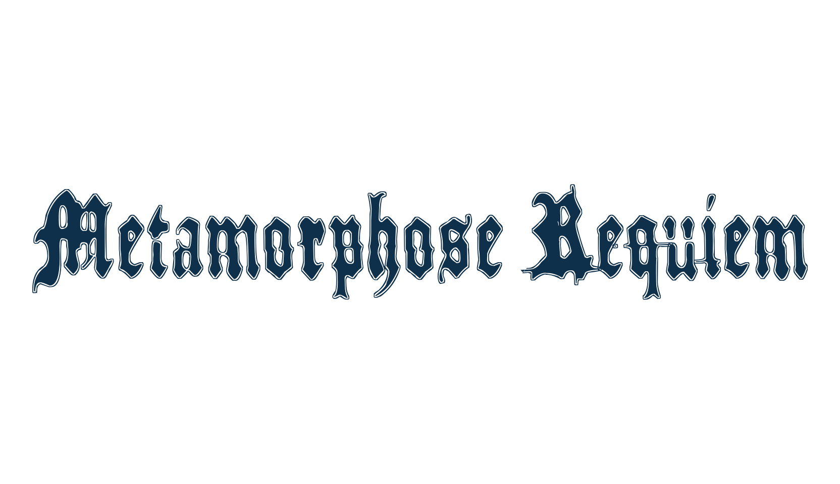 Metamorphose Requiem, gothic medieval font preview