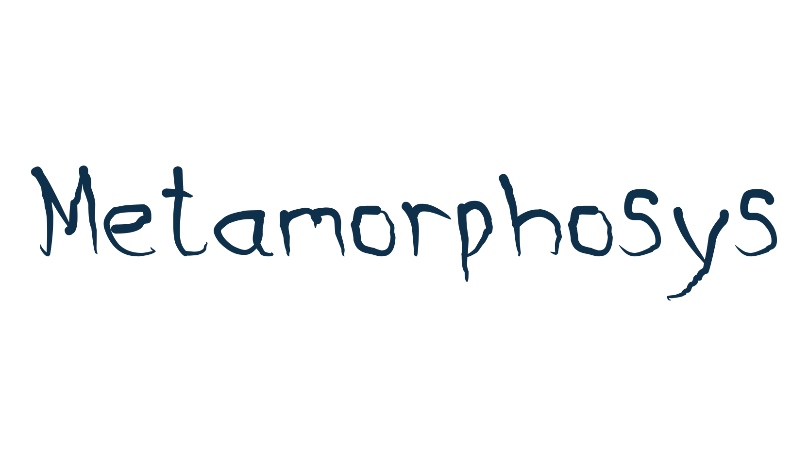 Metamorphosys, halloween font preview