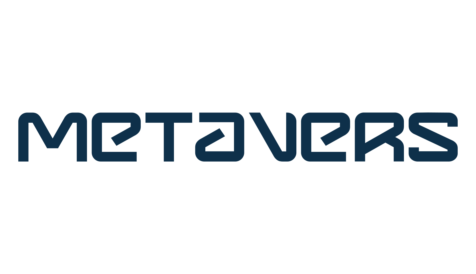 Metavers, techno sci-fi font preview