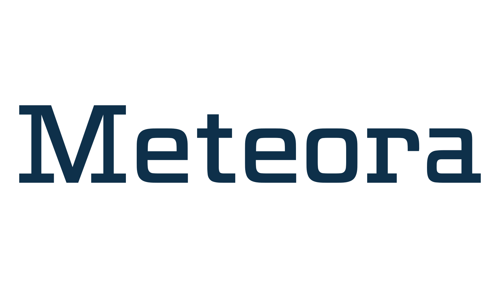 Meteora, serif font preview