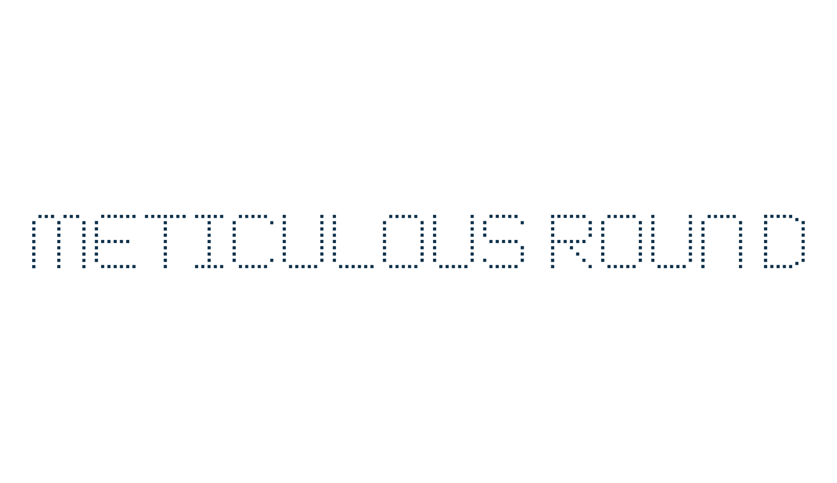 Meticulous Round, lcd font preview