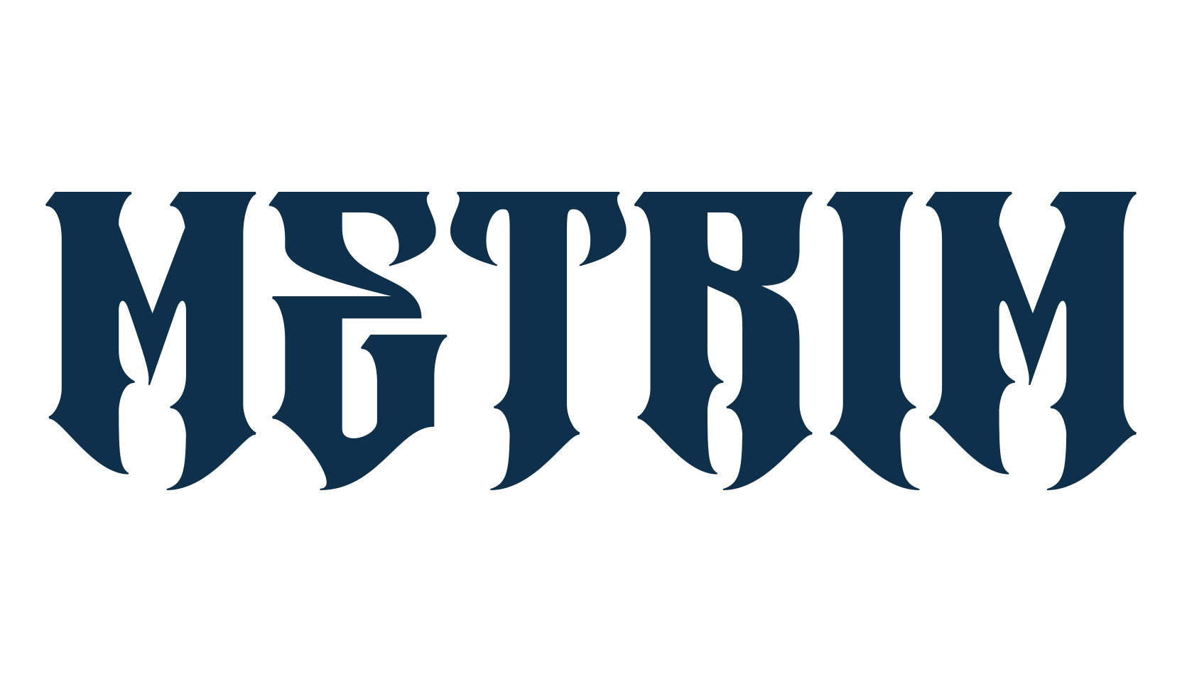 Metrim, modern font preview