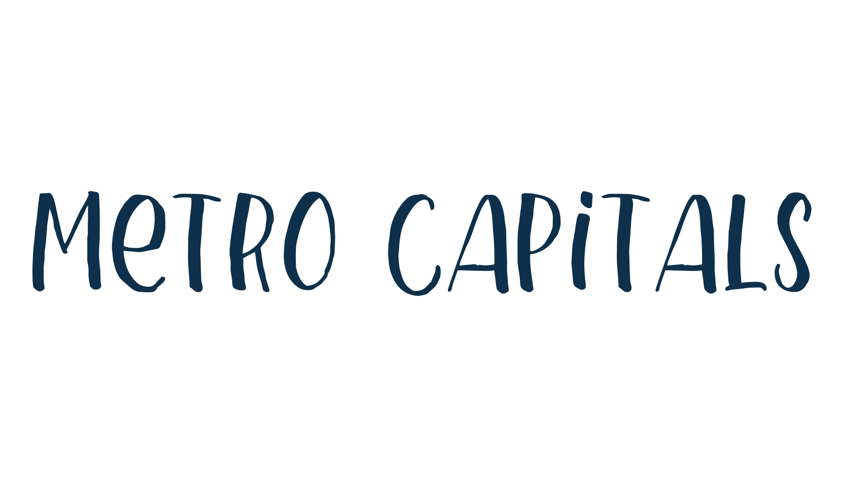 Metro Capitals, various font preview