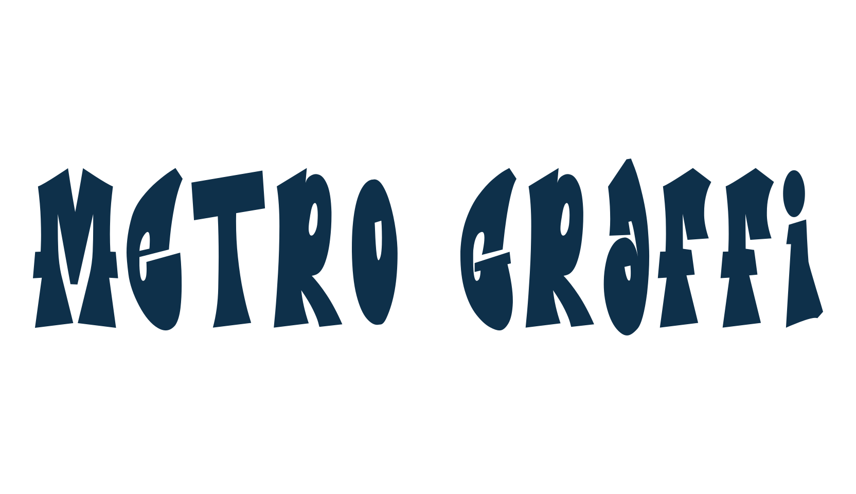 Metro Graffi, script graffiti fancy decorative calligraphy font preview