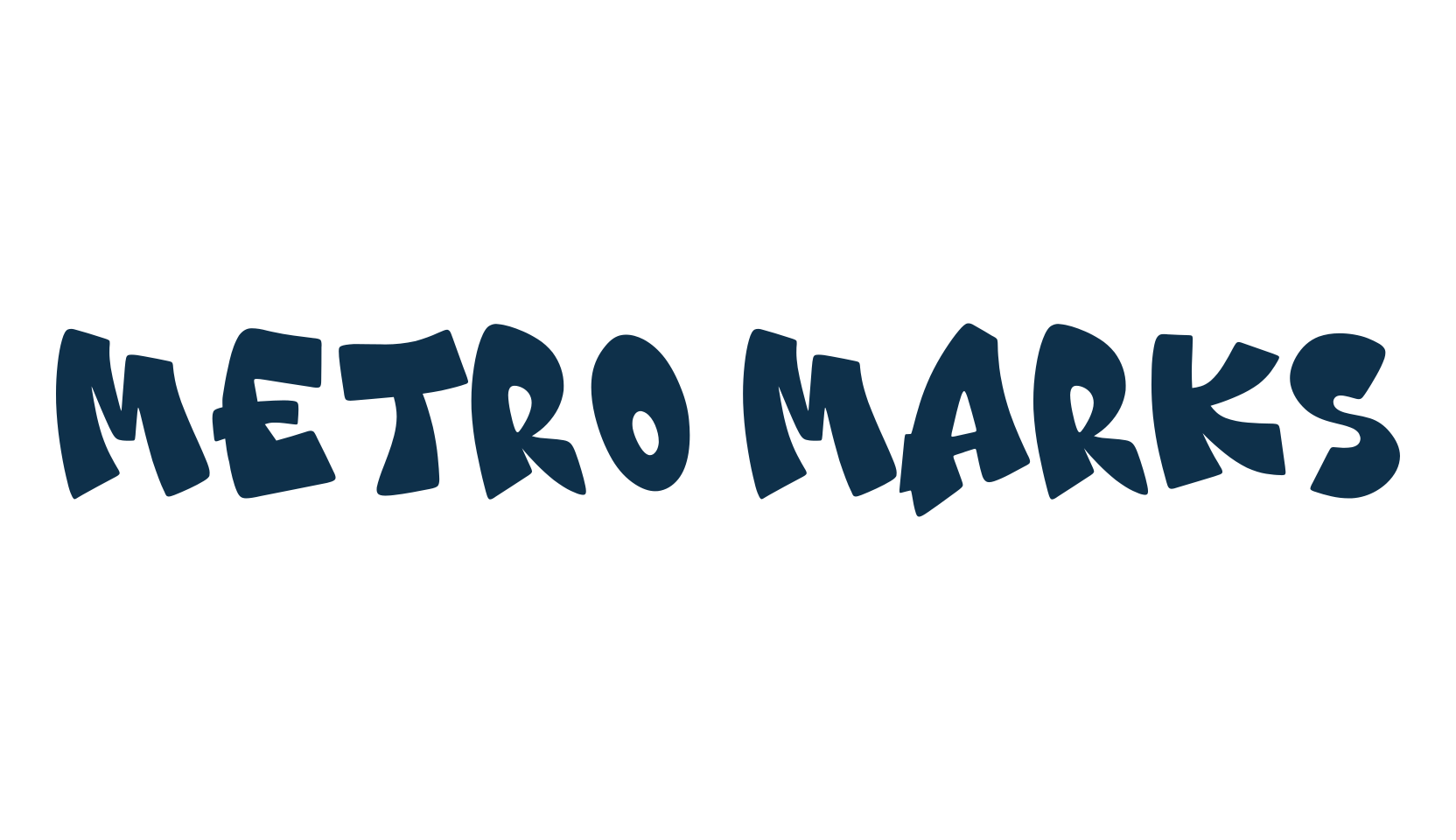Metro Marks, script graffiti fancy decorative calligraphy font preview