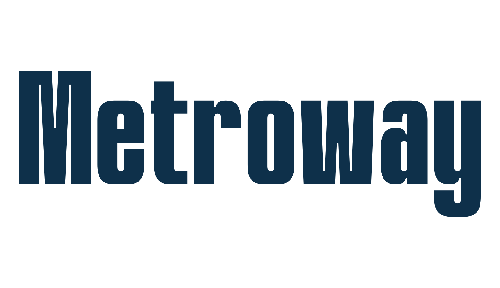 Metroway, basic sans serif font preview