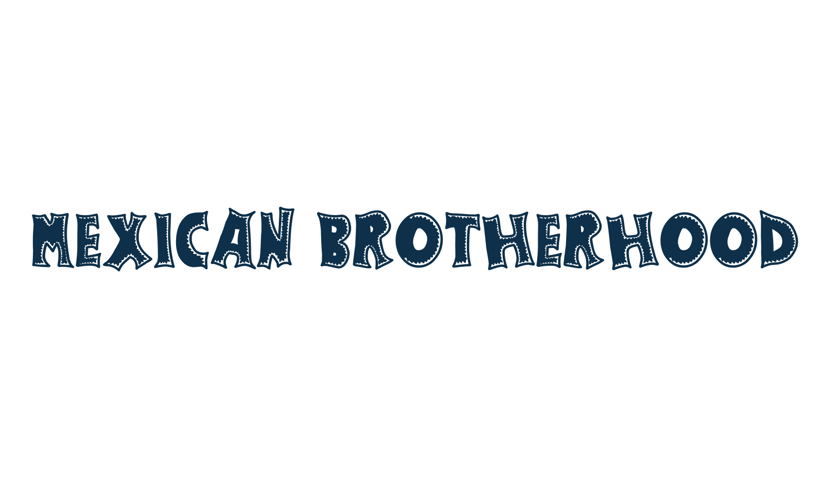 Mexican Brotherhood, mexican font preview