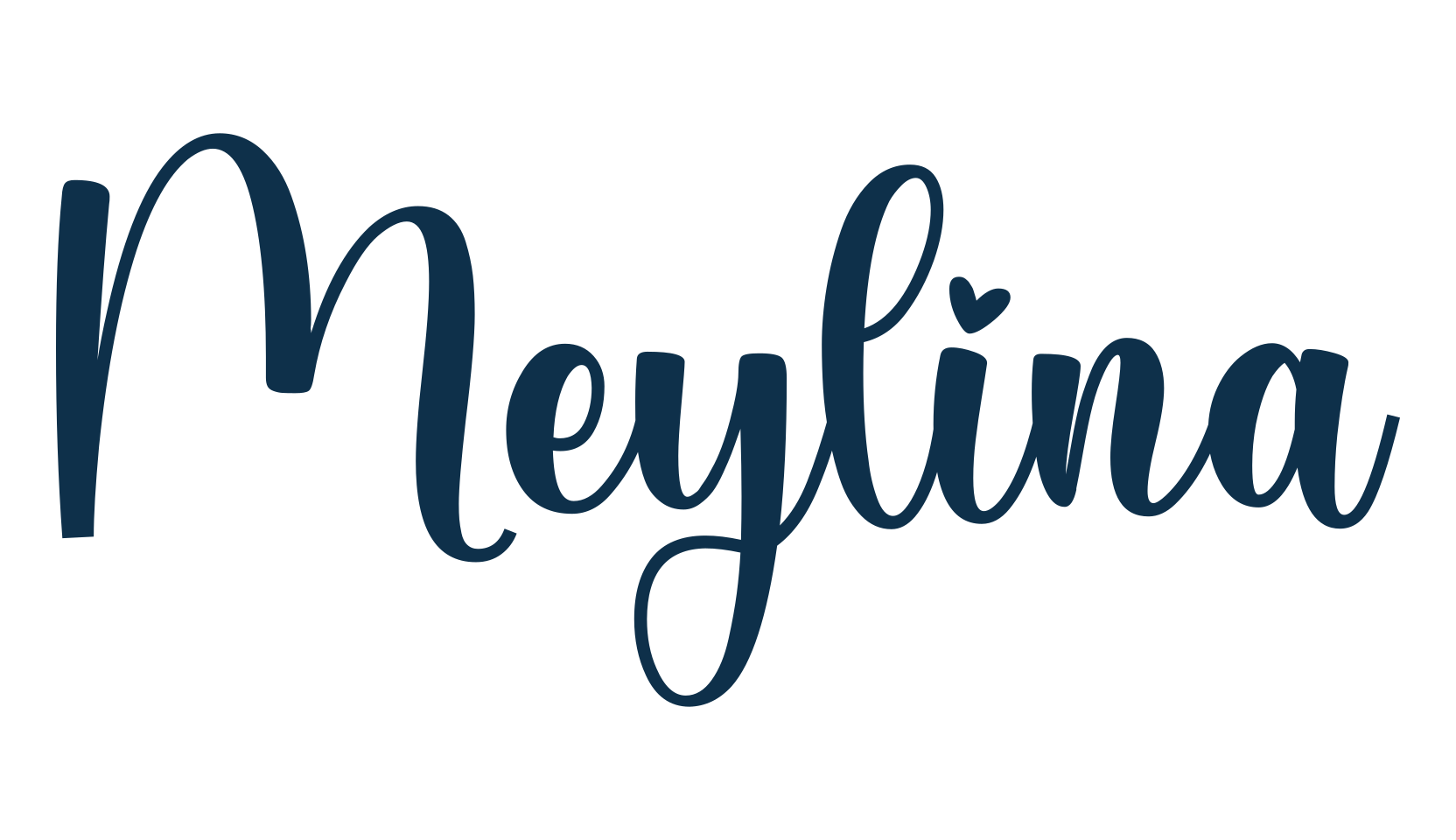 Meylina, fancy decorative font preview