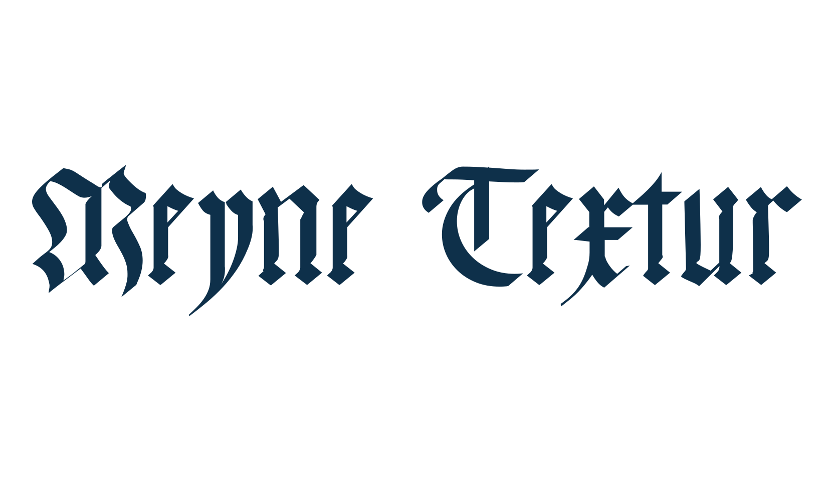 Meyne Textur, gothic medieval font preview