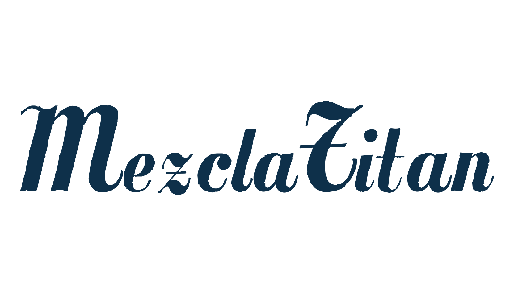 MezclaTitan, fancy decorative font preview