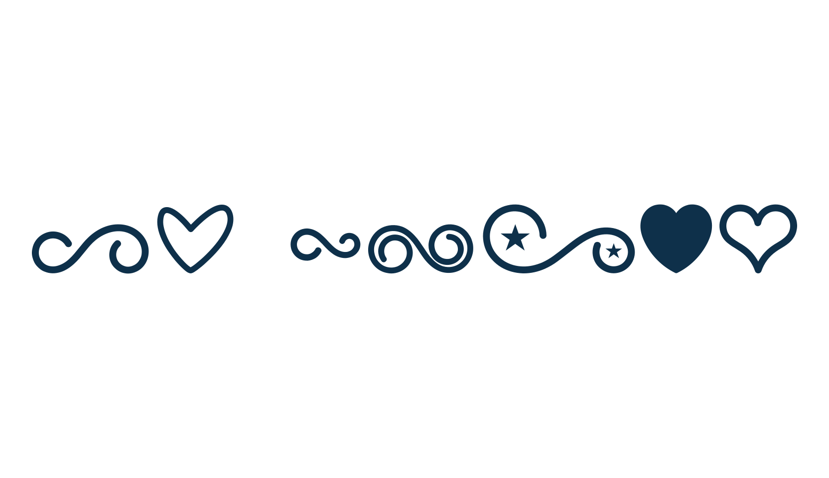 MF Dings 3, fancy decorative font preview