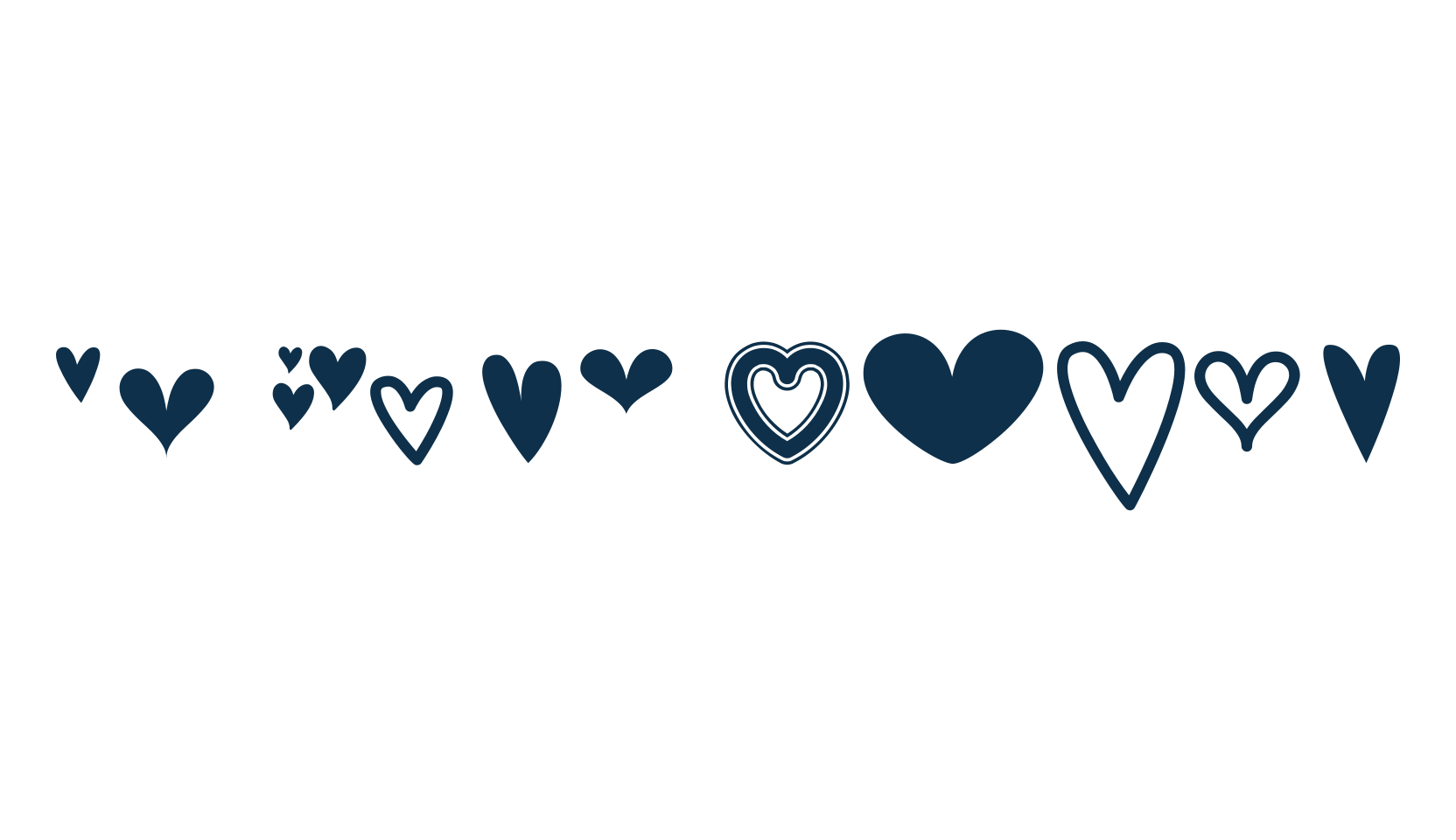 MF Love Dings 2, display market font preview
