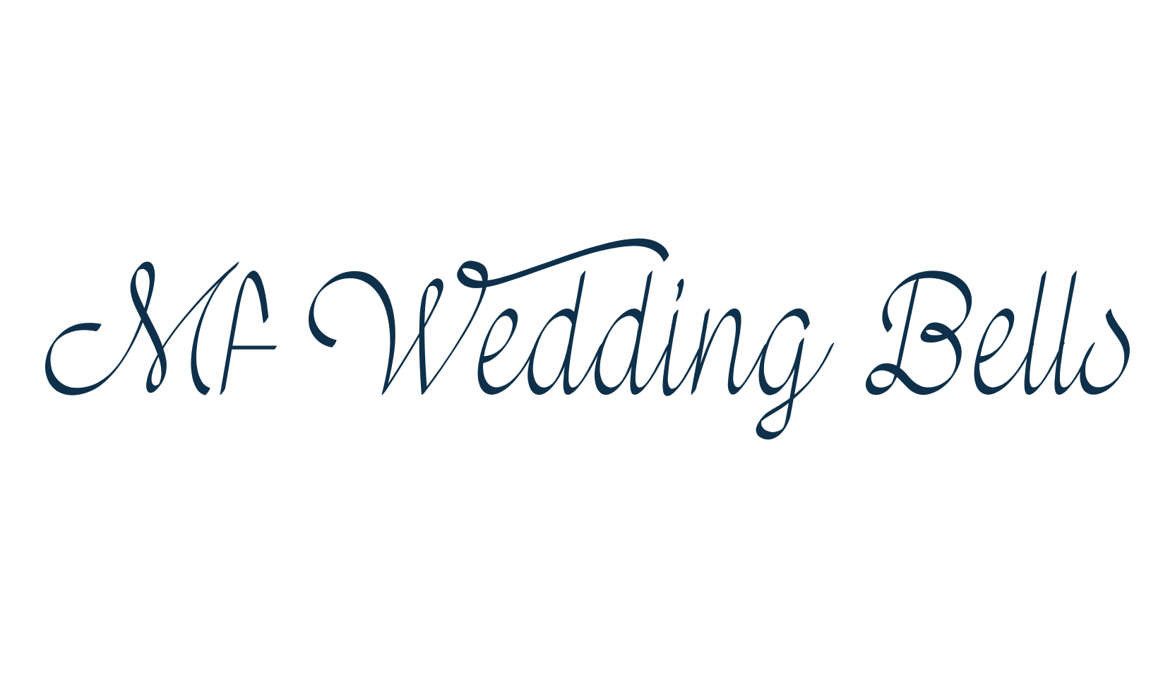 Mf Wedding Bells, script calligraphy fancy decorative font preview