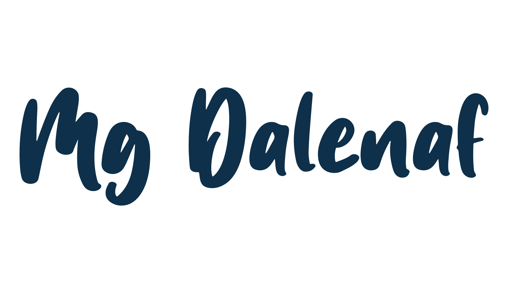 Mg Dalenaf, script handwritten fancy decorative calligraphy font preview