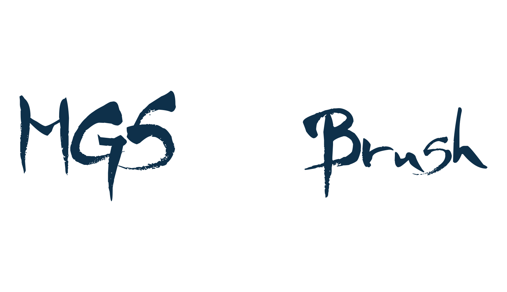 MGS 4 Brush, foreign look chinese, jpn font preview