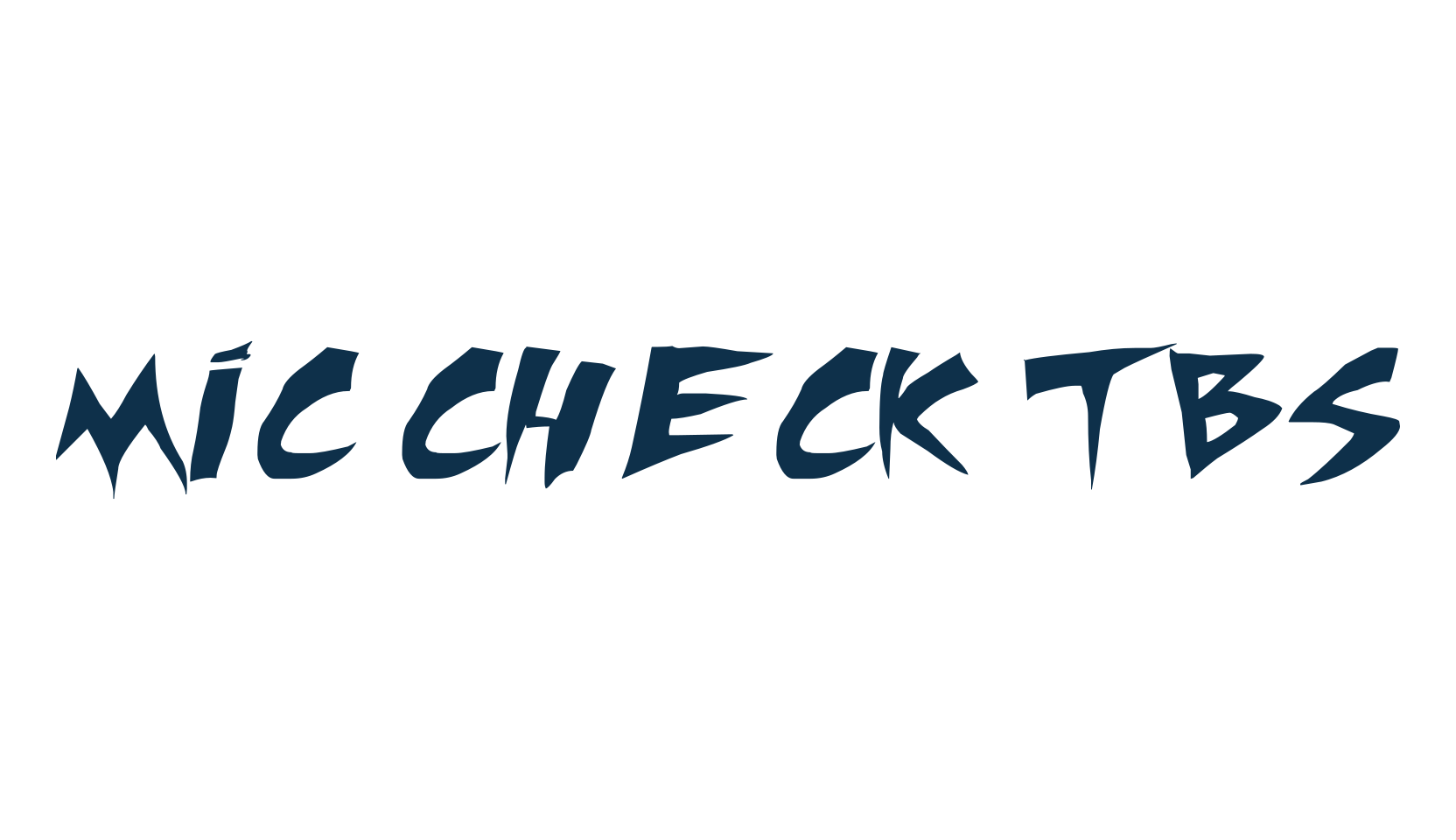 Mic Check TBS, fancy cartoon decorative comic font preview