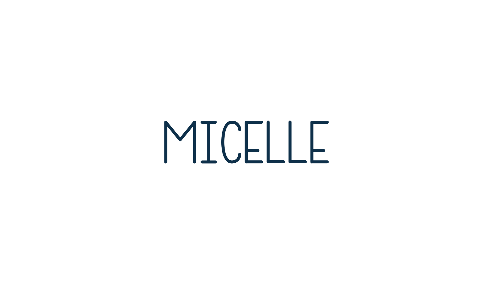 Micelle, calligraphy font preview