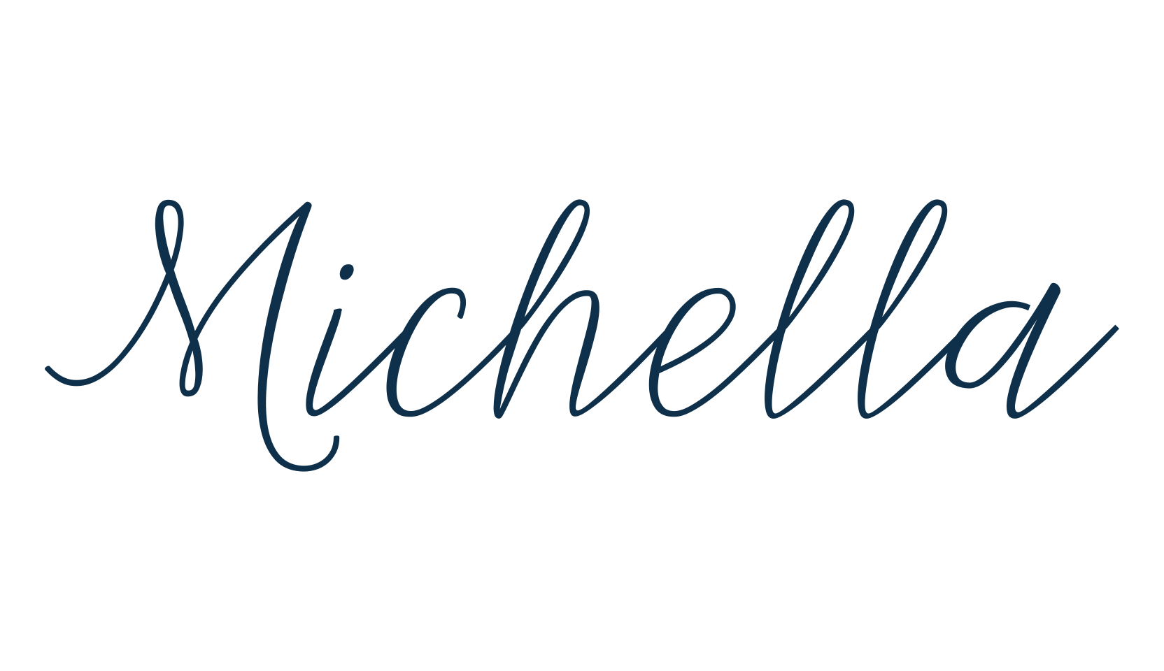 Michella, script calligraphy fancy decorative font preview