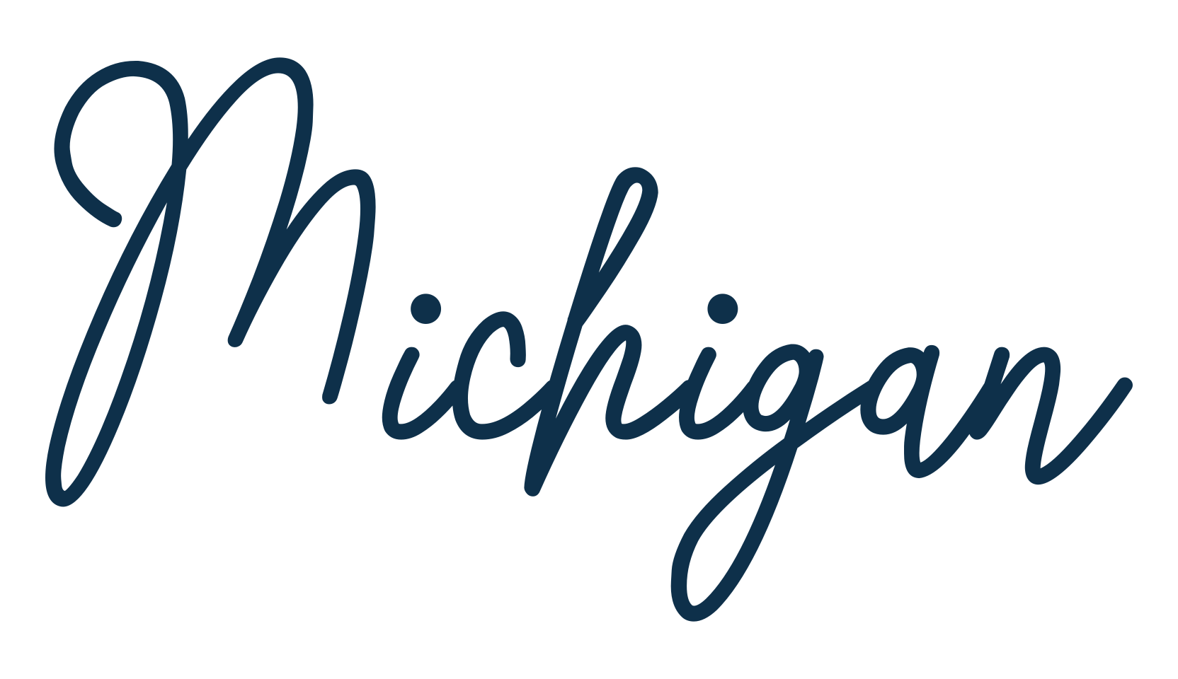 Michigan (michigan-4), script handwritten fancy decorative calligraphy font preview