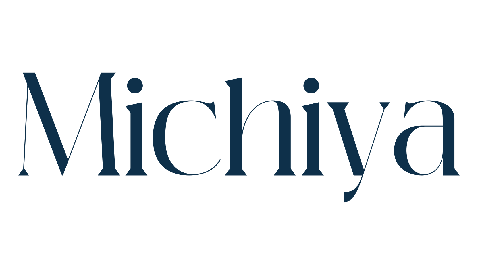 Michiya, basic serif font preview