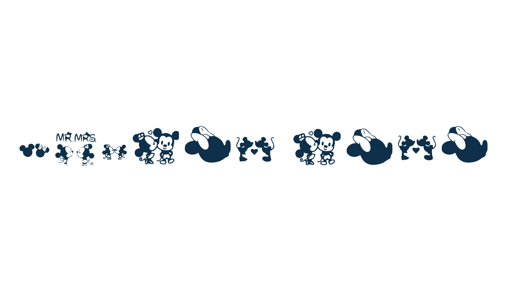 Mickey Love, display market font preview