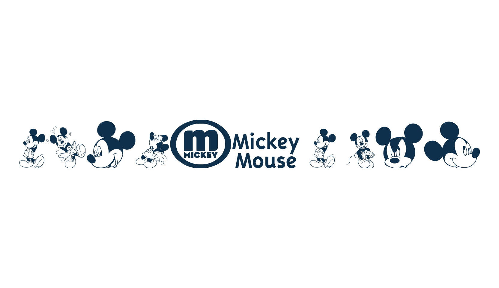Mickey M TFB, fancy decorative font preview
