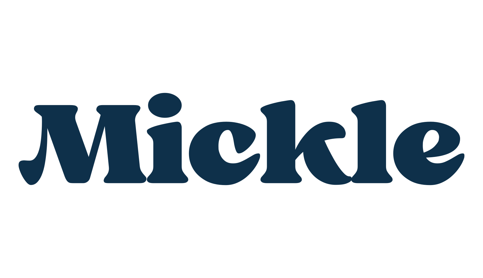 Mickle, retro font preview