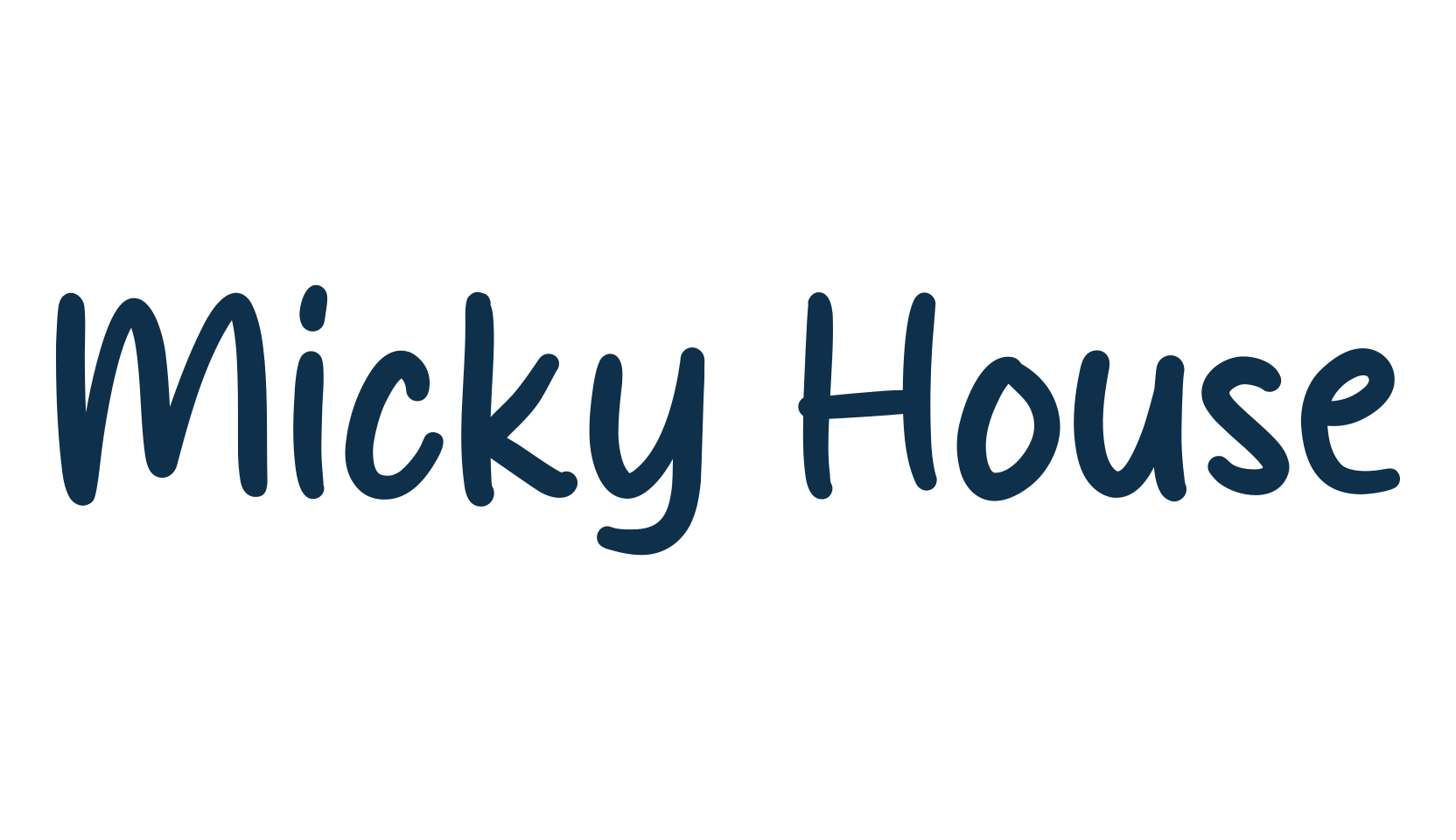 Micky House, script handwritten fancy decorative calligraphy font preview