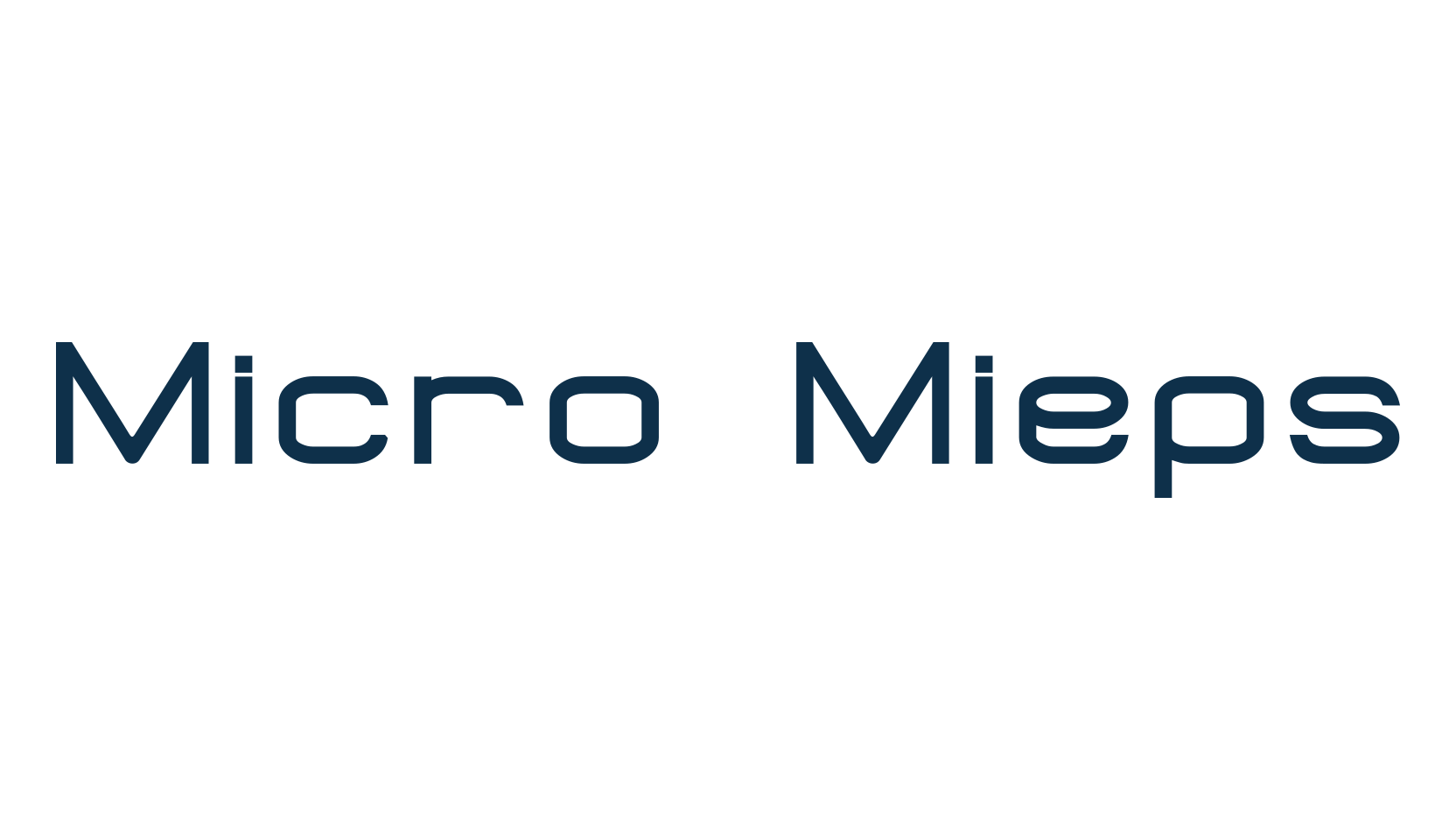 Micro Mieps, sans serif font preview