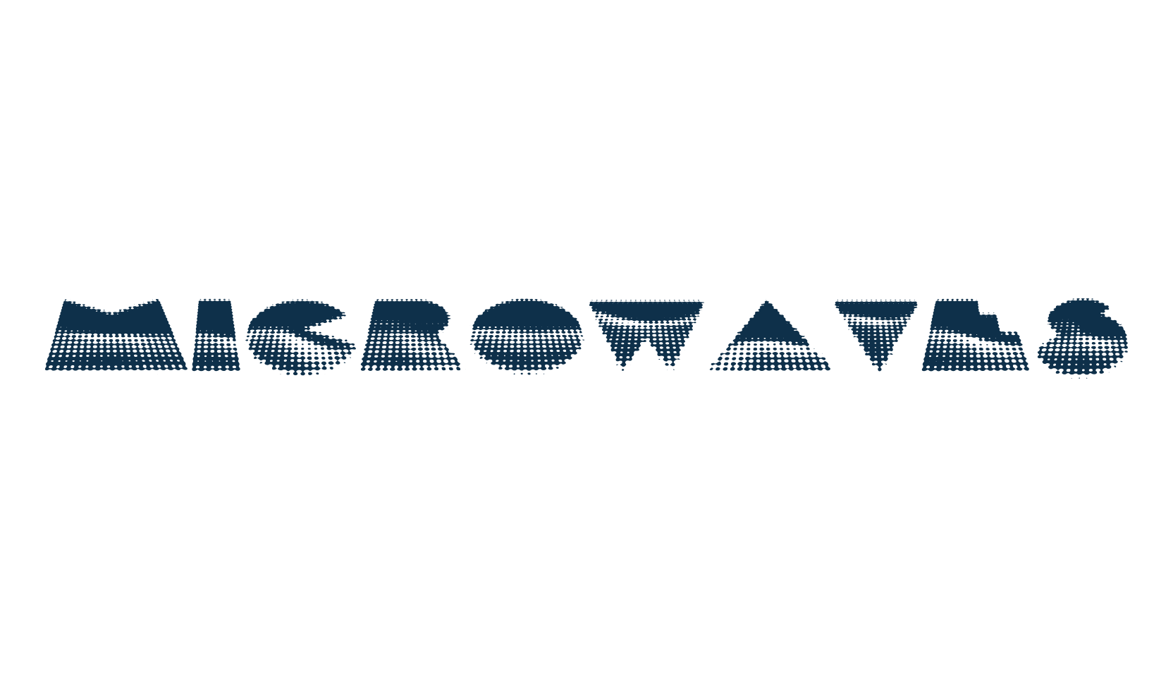 Microwaves, sci-fi font preview