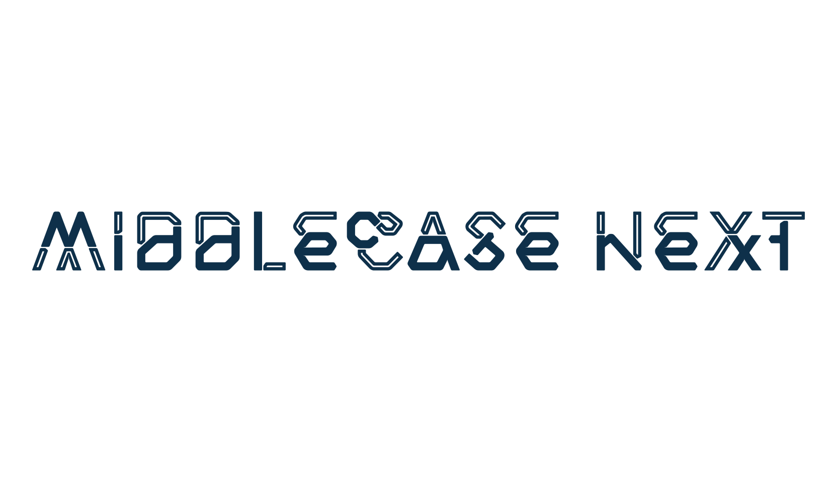 Middlecase Next, various font preview