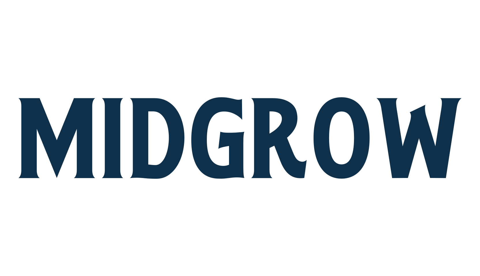 Midgrow, fancy retro decorative font preview