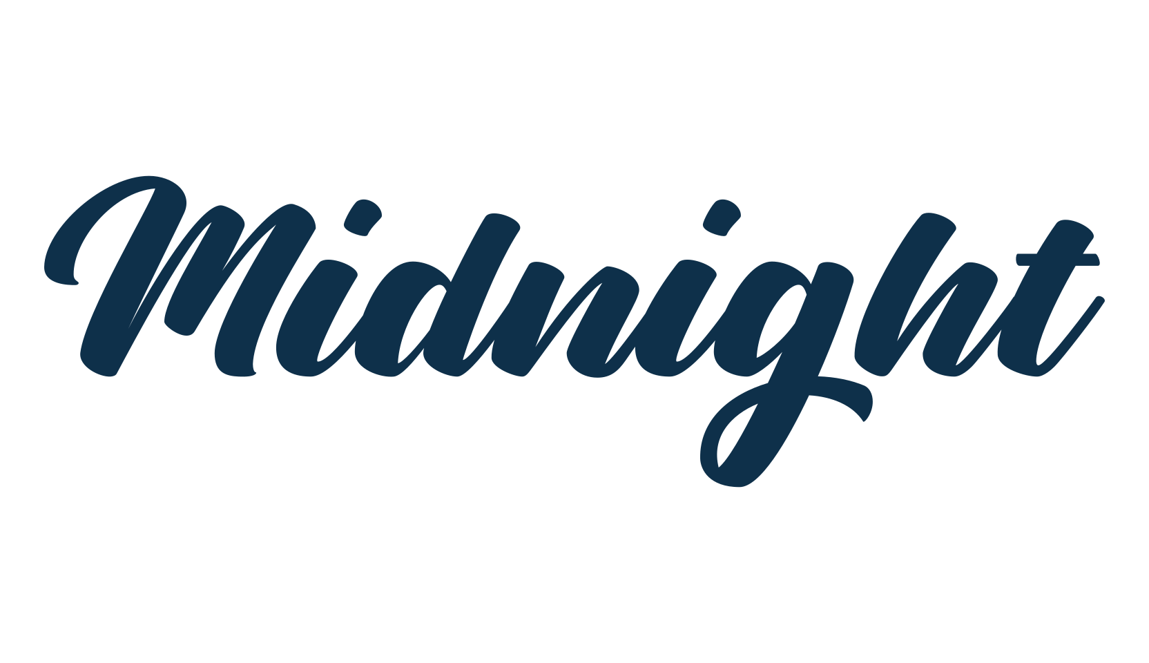 Midnight (midnight-9), script brush fancy decorative calligraphy font preview
