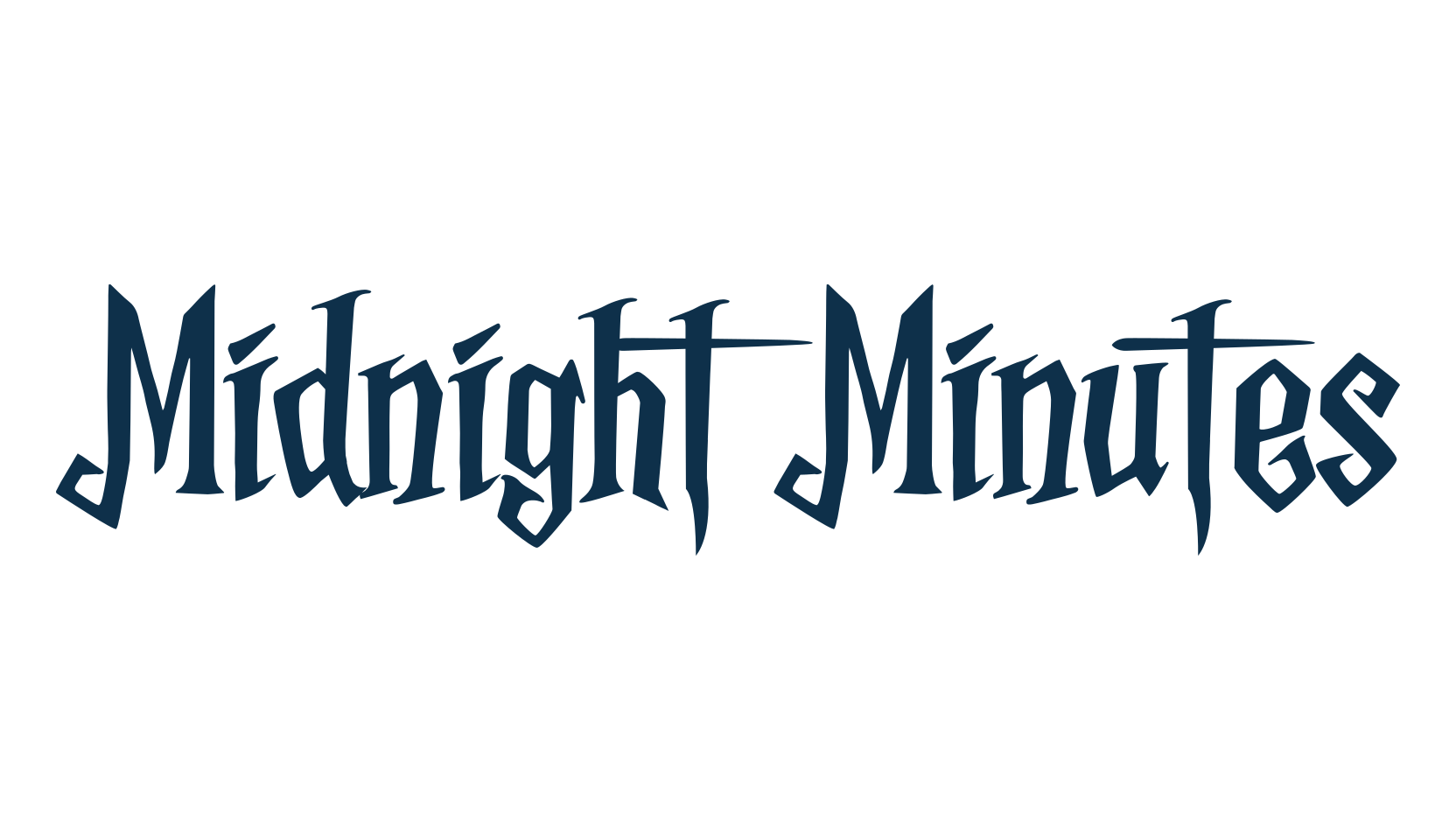 Midnight Minutes, fancy decorative font preview