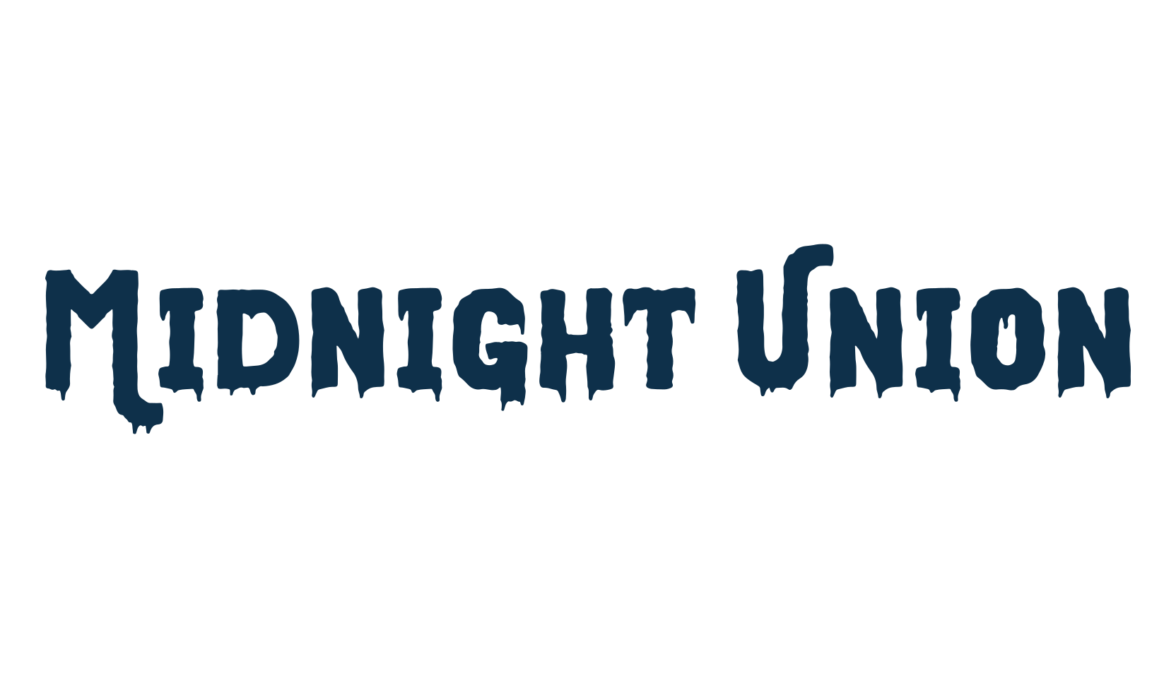 Midnight Union, fancy decorative font preview