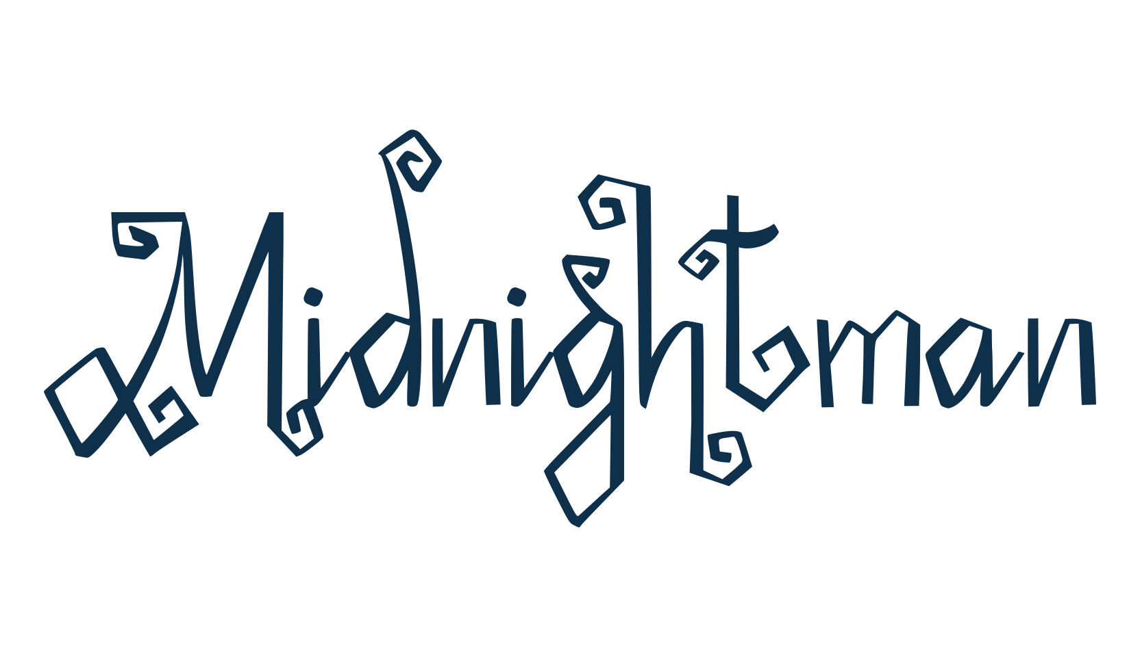 Midnightman, display market font preview