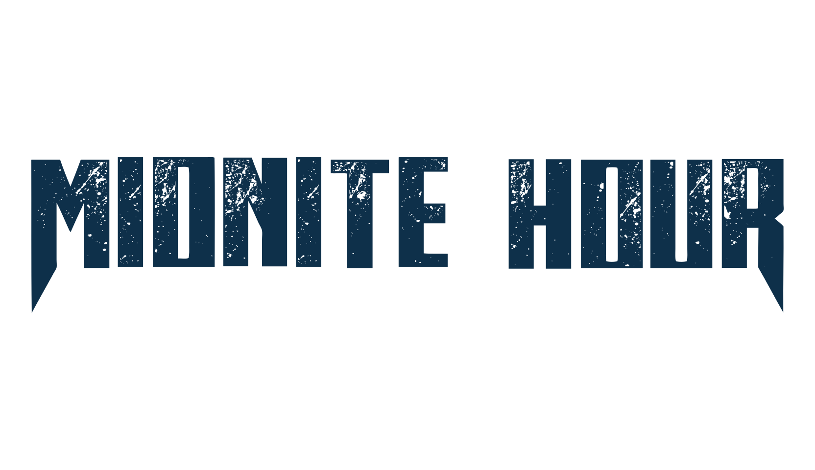 Midnite Hour, fancy eroded decorative font preview
