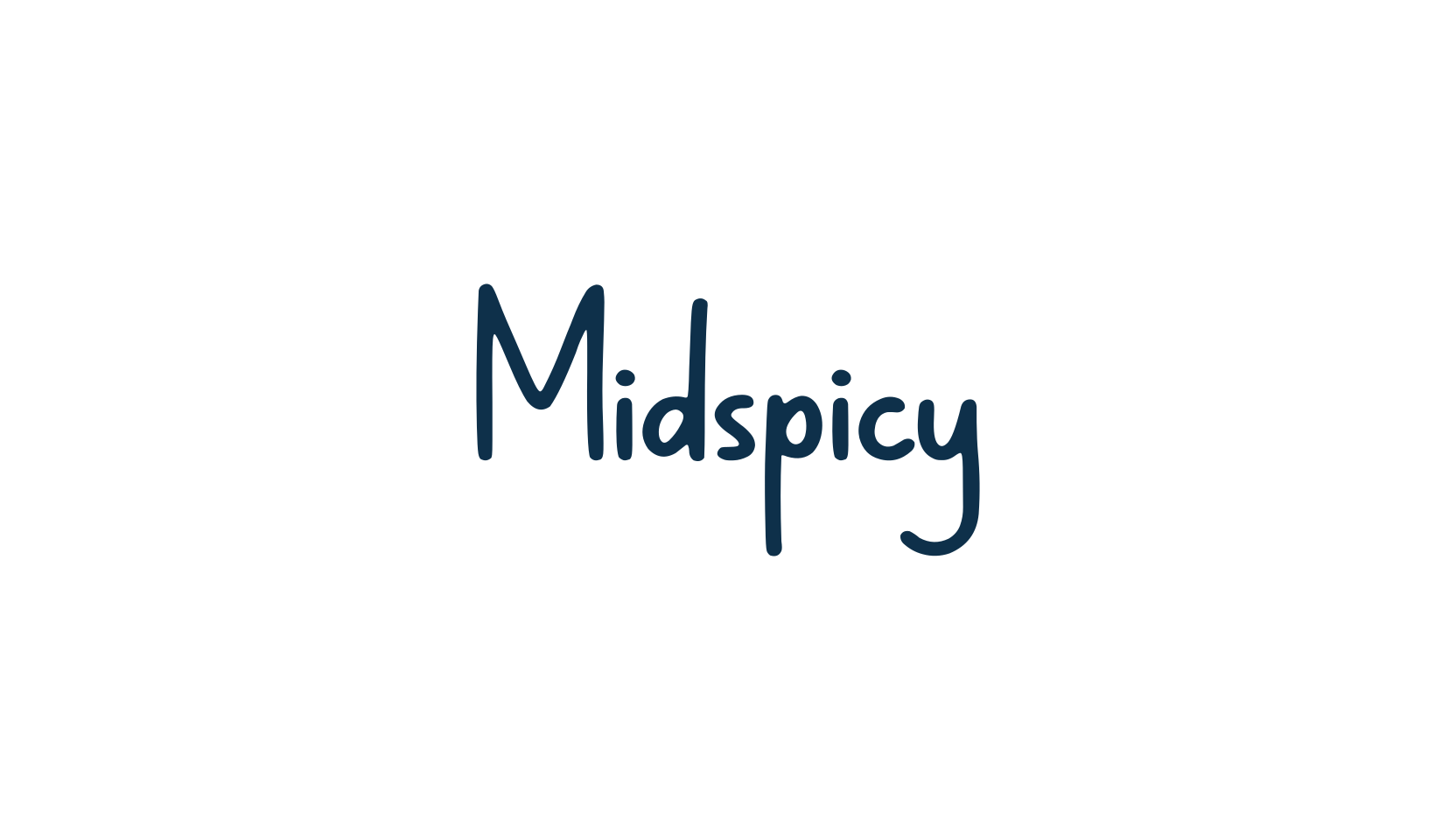 Midspicy, script handwritten fancy decorative calligraphy font preview