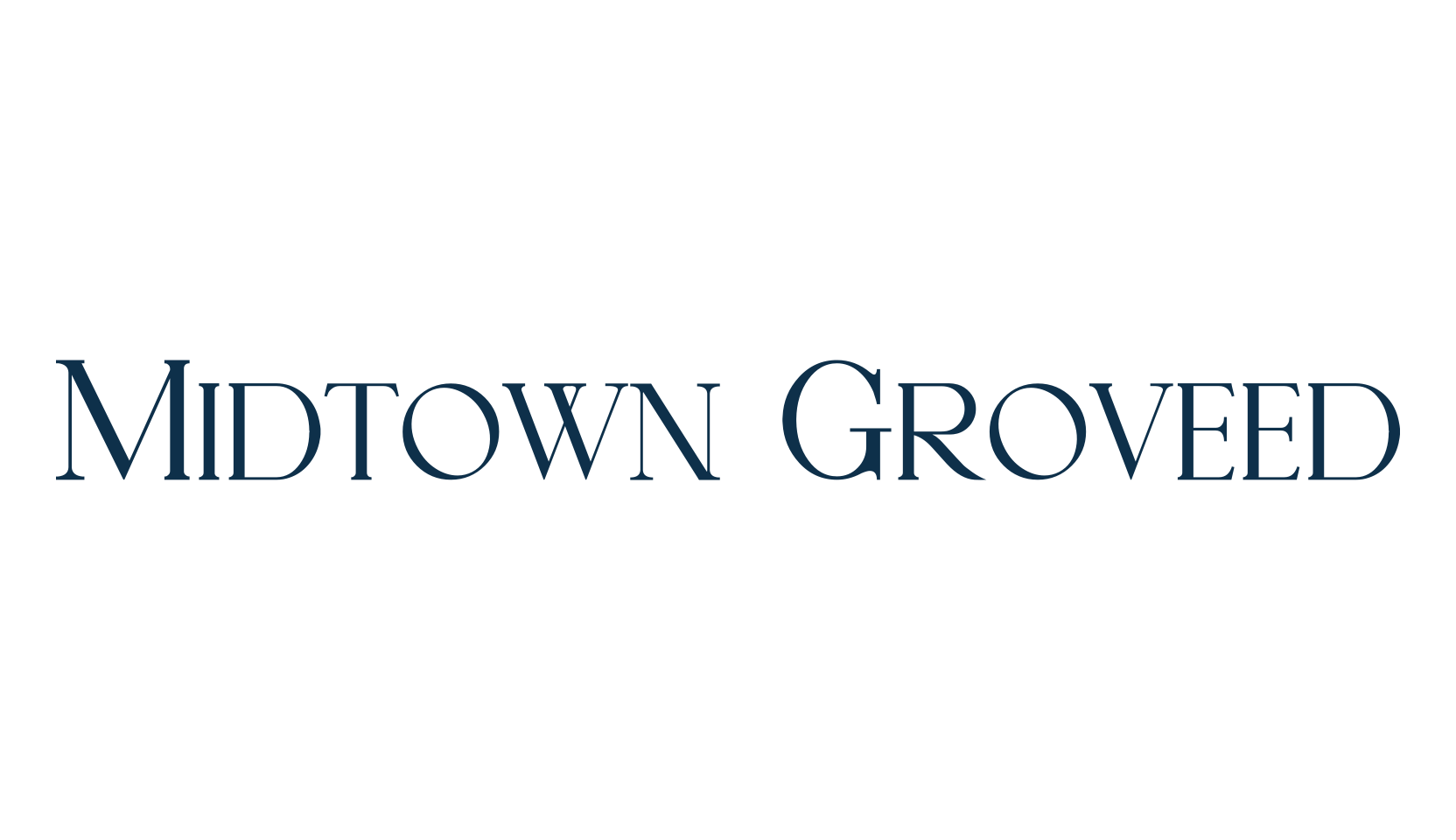 Midtown Groveed, basic serif font preview