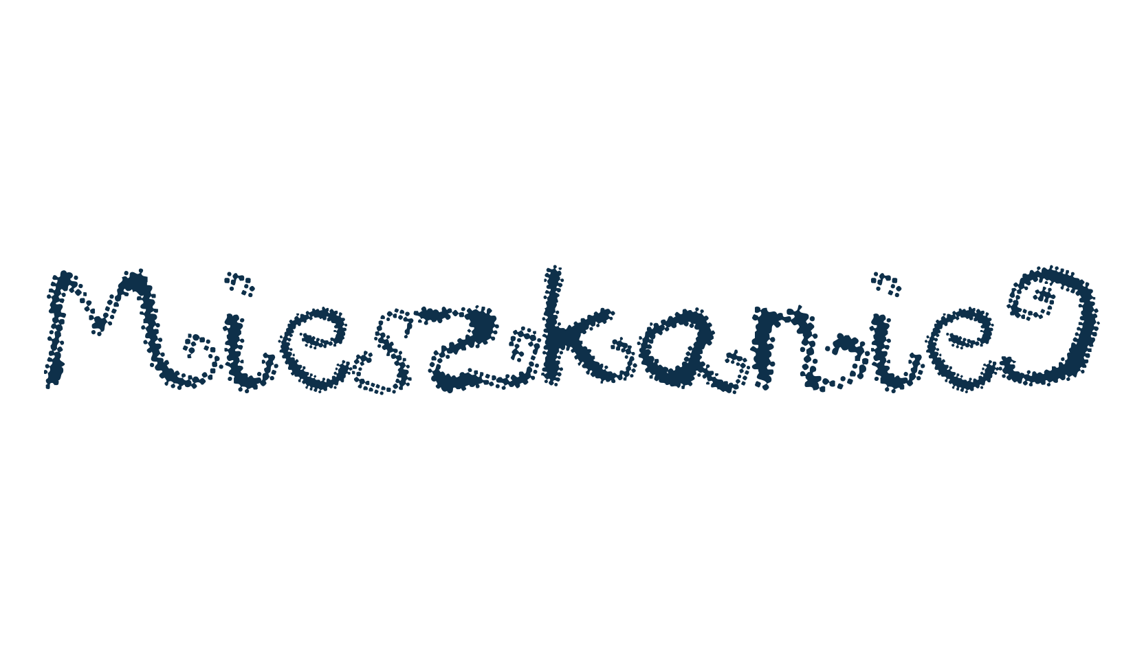 Mieszkanie9, curly font preview