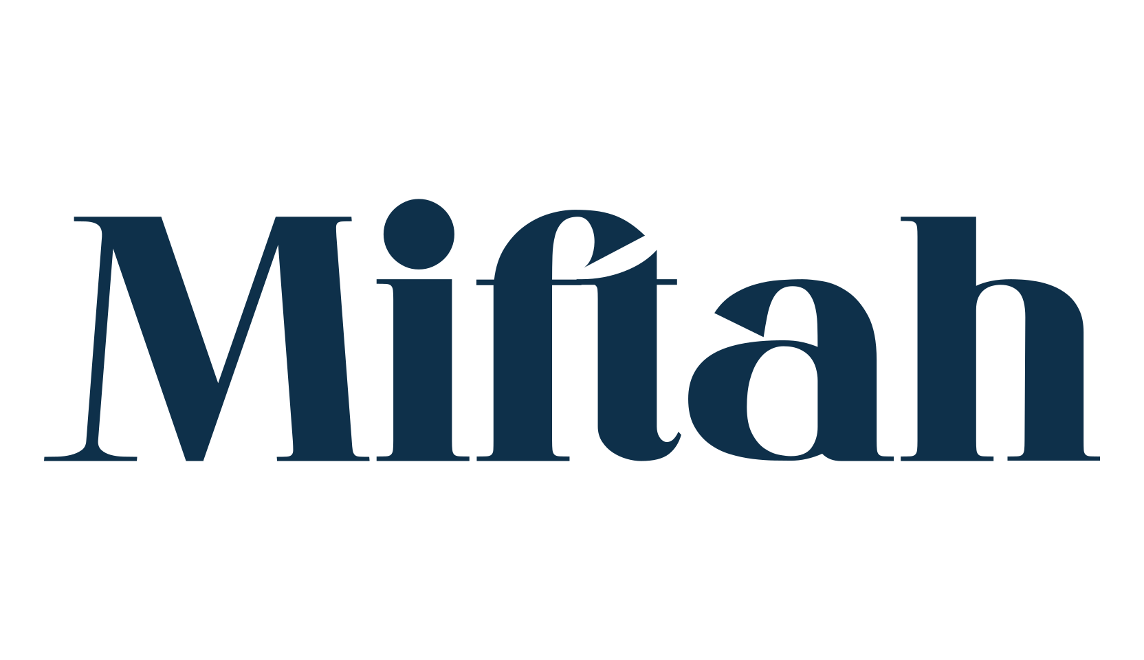 Miftah, serif font preview