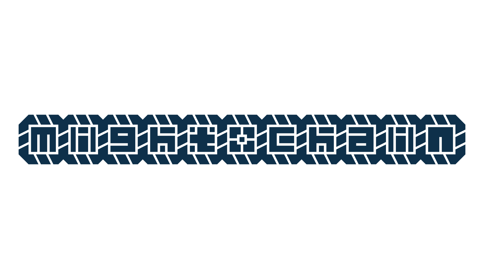 Might Chain, decorative font preview