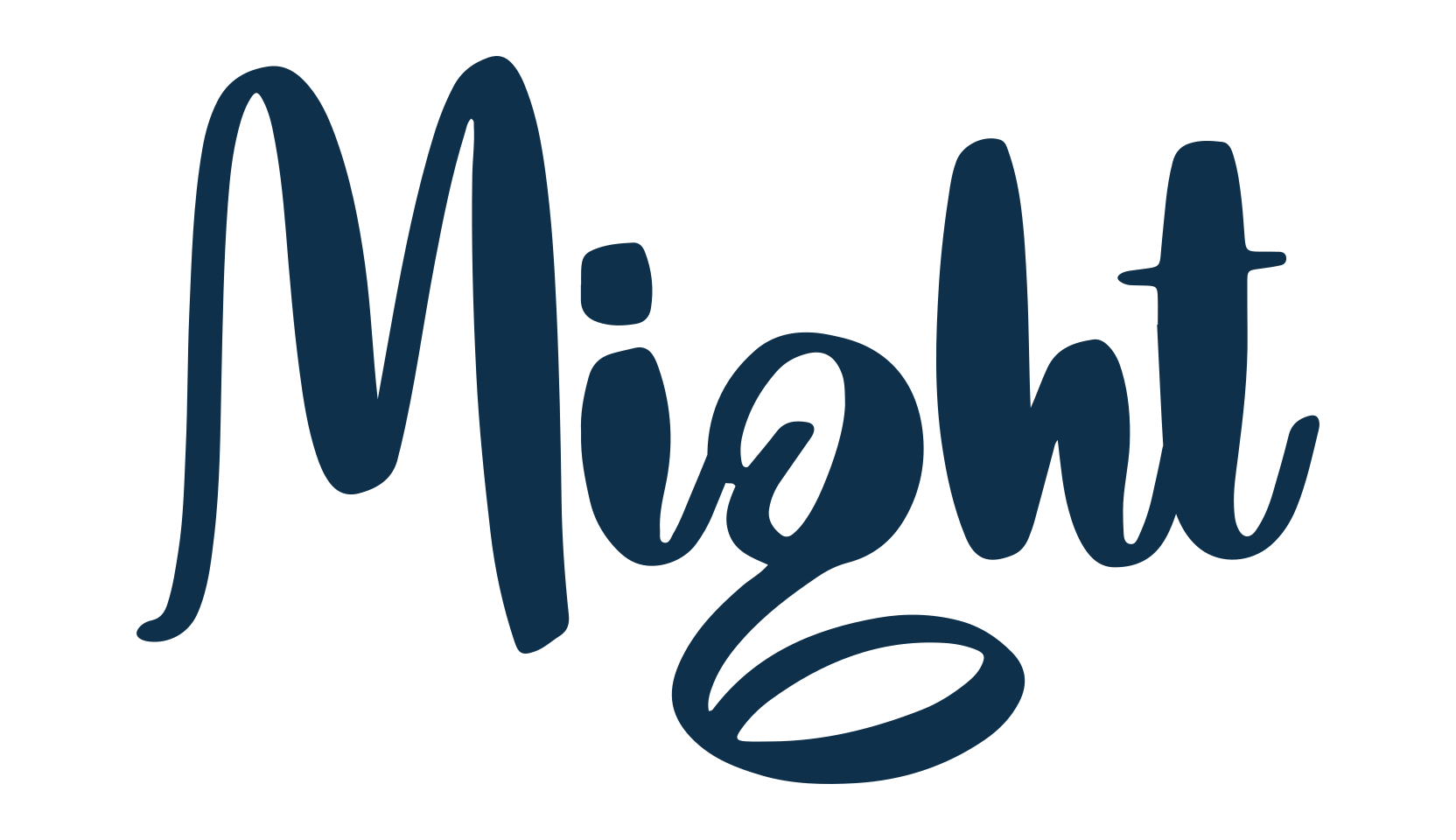 Might, handwriting font preview