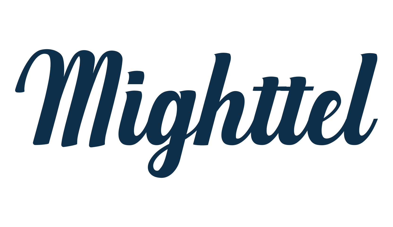 Mighttel, display market font preview