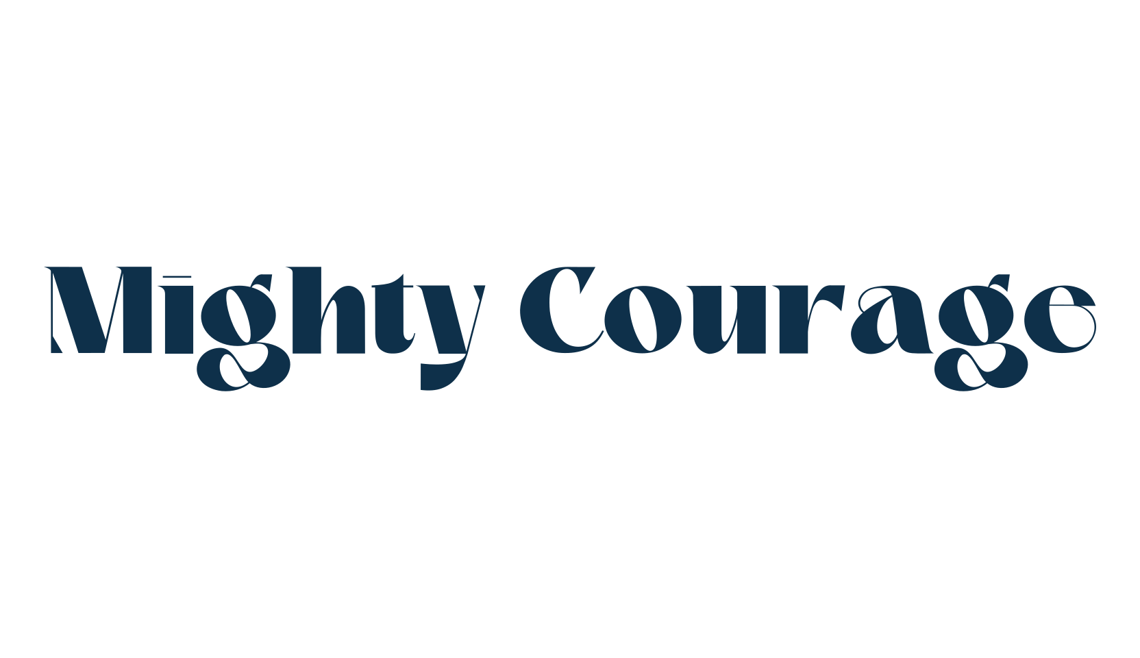 Mighty Courage, serif font preview