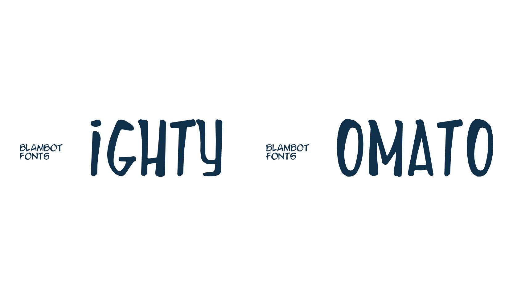 Mighty Tomato, fancy cartoon decorative comic font preview