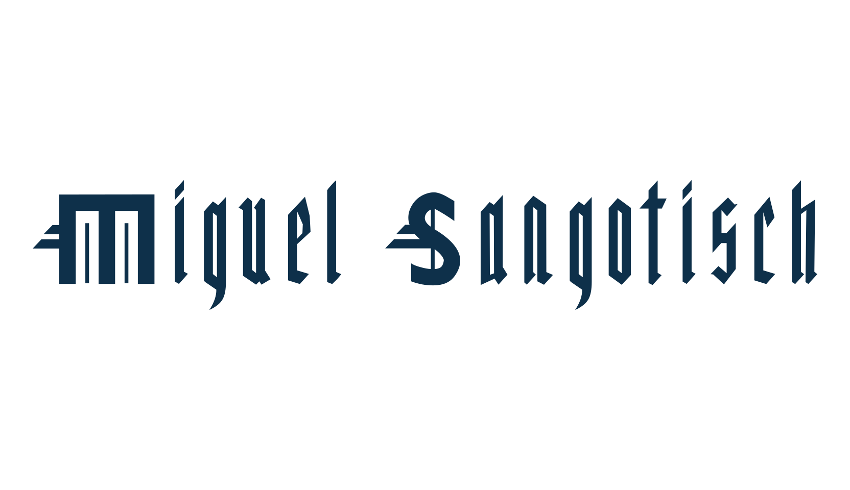 Miguel Sangotisch, modern font preview