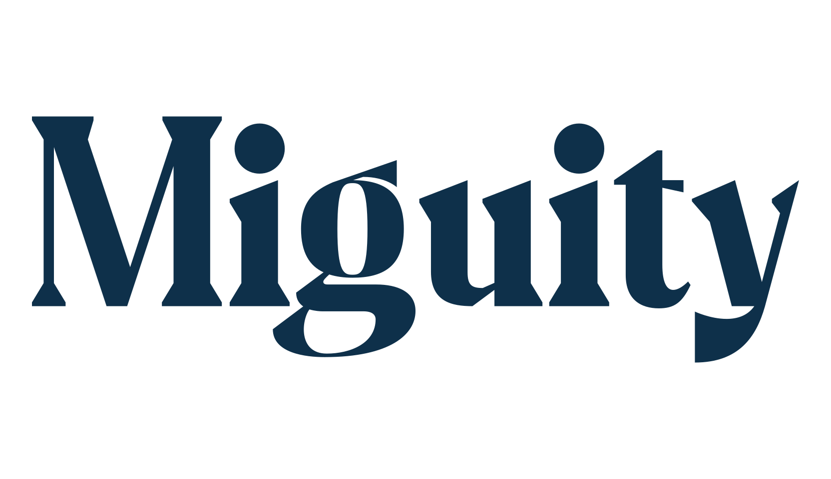 Miguity, basic serif font preview