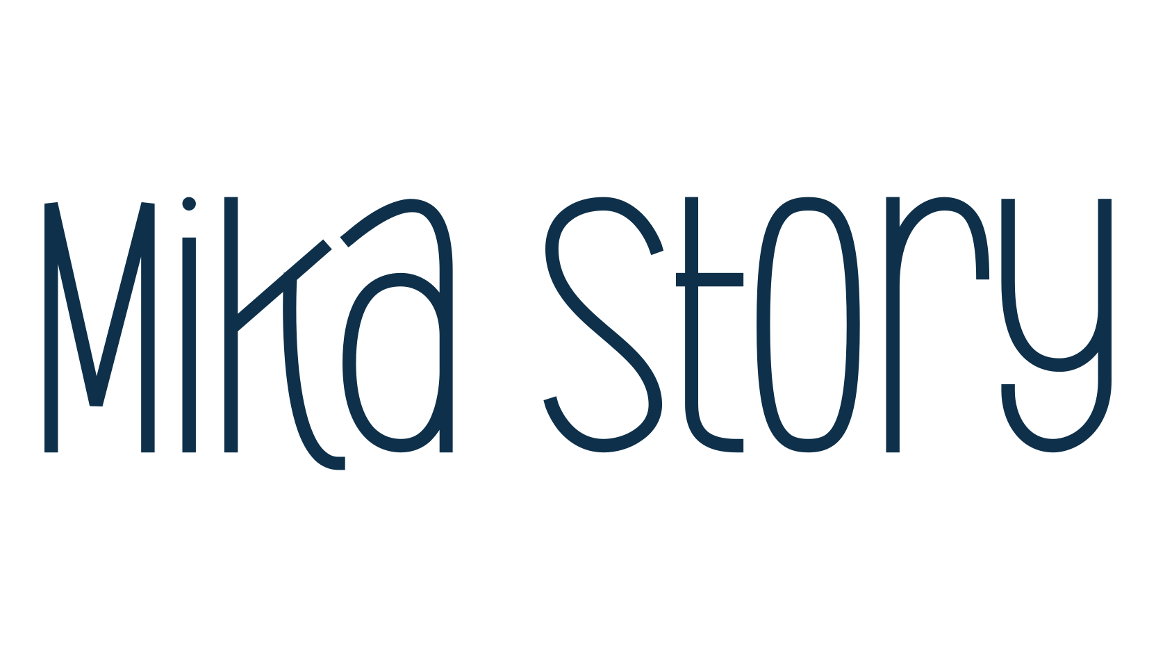Mika Story, fancy decorative font preview